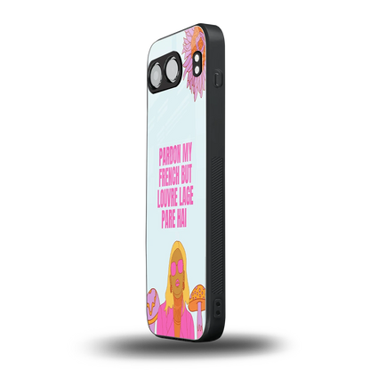 Louvre Lage Pade Hai oneplus nord 4 mobile cover | shockproof glass phone case