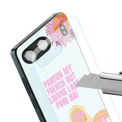 Louvre Lage Pade Hai stylish phone case for oneplus nord 4 | glossy glass and slim fit