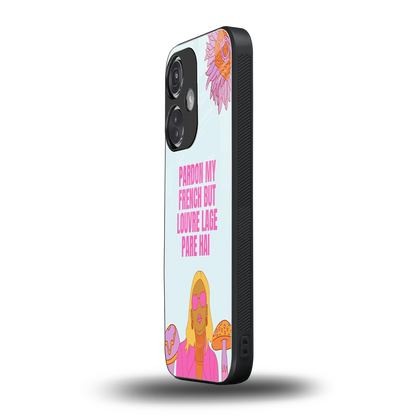 Louvre Lage Pade Hai oneplus nord ce 3 mobile cover | shockproof glass phone case