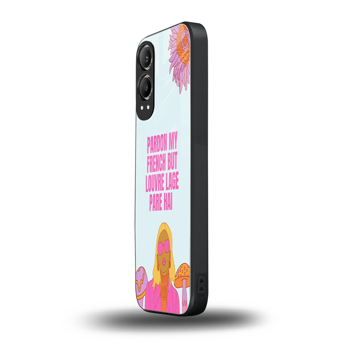 Louvre Lage Pade Hai oneplus nord ce 4 lite mobile cover | shockproof glass phone case