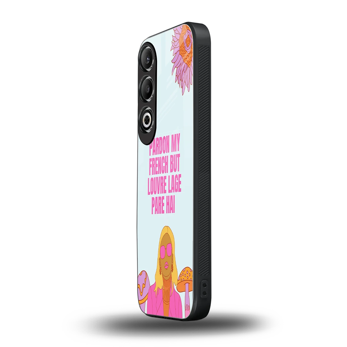 Louvre Lage Pade Hai oneplus nord ce 4 mobile cover | shockproof glass phone case