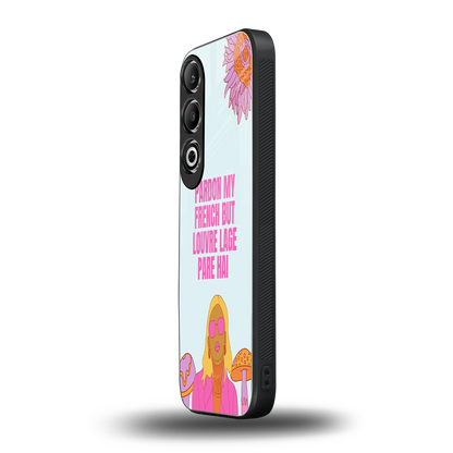 Louvre Lage Pade Hai oneplus nord ce 4 mobile cover | shockproof glass phone case