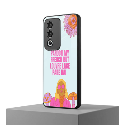 Louvre Lage Pade Hai oppo a3 pro mobile cover | shockproof glass phone case