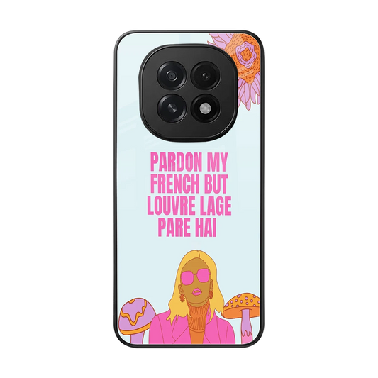 Louvre Lage Pade Hai back phone cover | glass case for oppo f29 5g