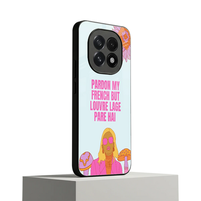 Louvre Lage Pade Hai oppo f29 5g mobile cover | shockproof glass phone case