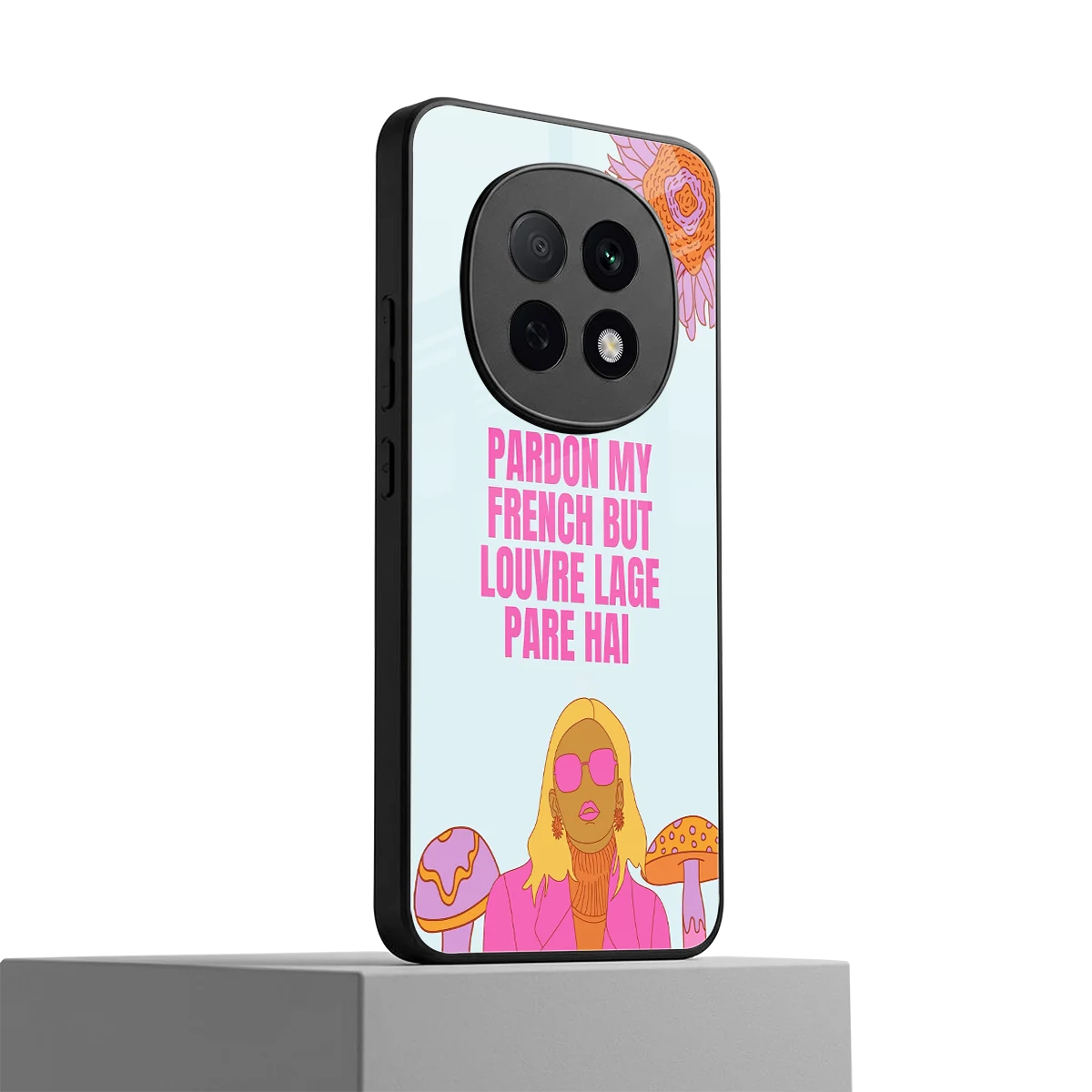 Louvre Lage Pade Hai oppo f29 pro 5g mobile cover | shockproof glass phone case