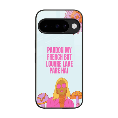 Louvre Lage Pade Hai back phone cover | glass case for google pixel 10