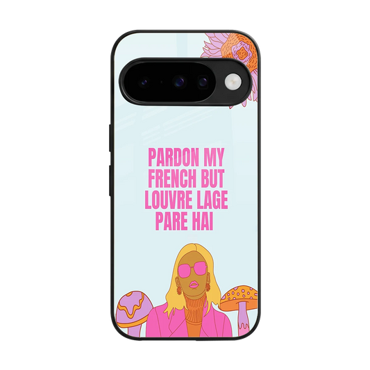Louvre Lage Pade Hai back phone cover | glass case for google pixel 10