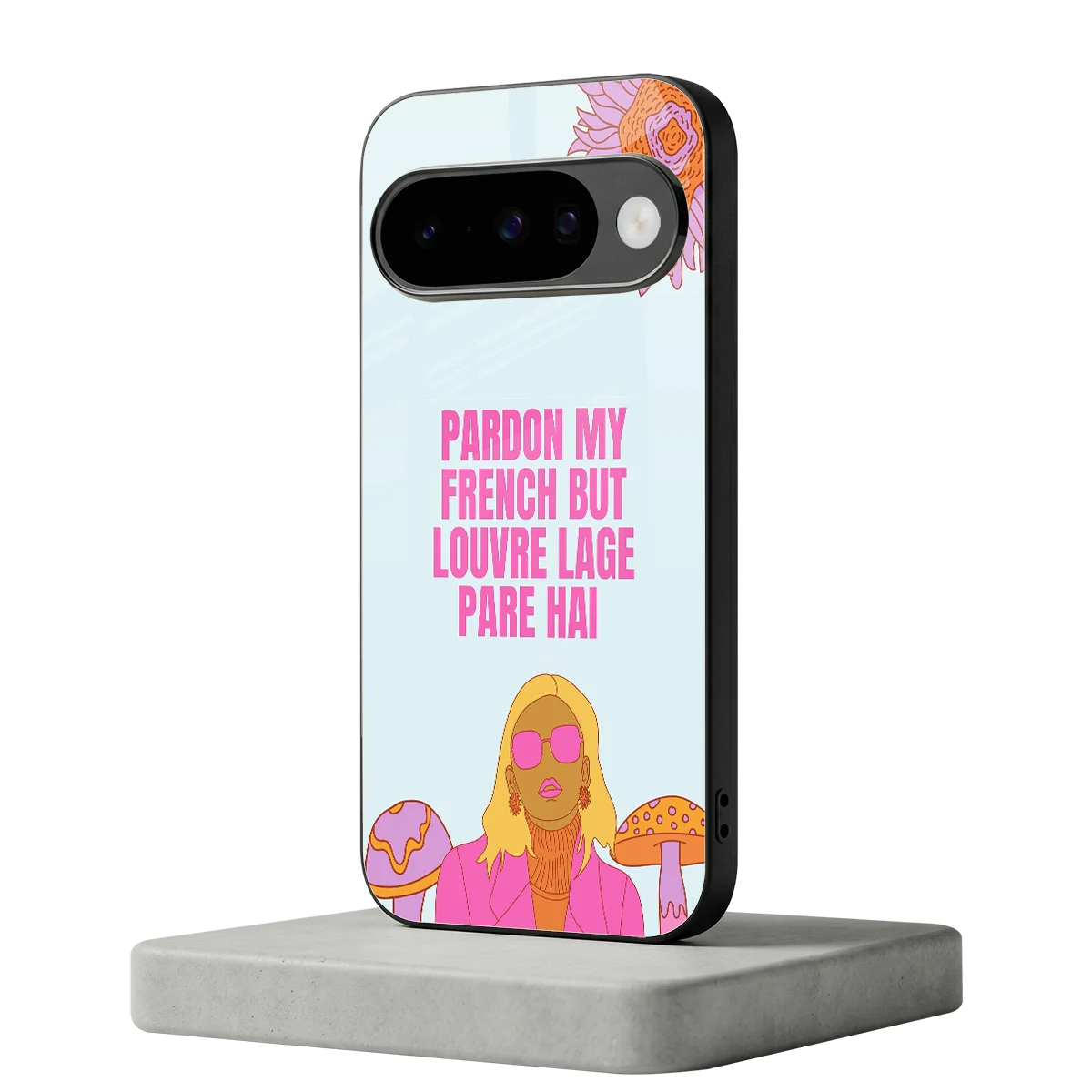 Louvre Lage Pade Hai google pixel 10 mobile cover | shockproof glass phone case