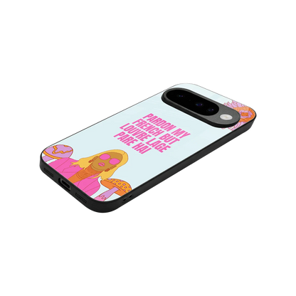 Louvre Lage Pade Hai stylish phone case for google pixel 10 | glossy glass and slim fit