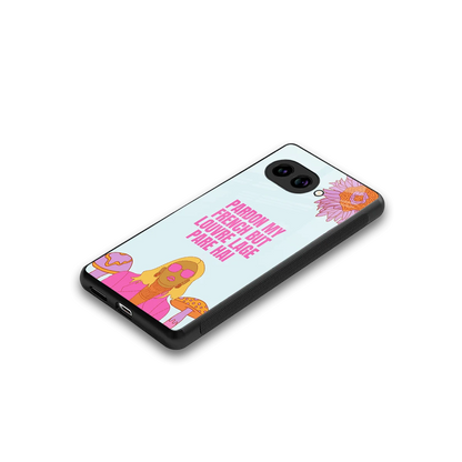 Louvre Lage Pade Hai stylish phone case for google pixel 9a | glossy glass and slim fit