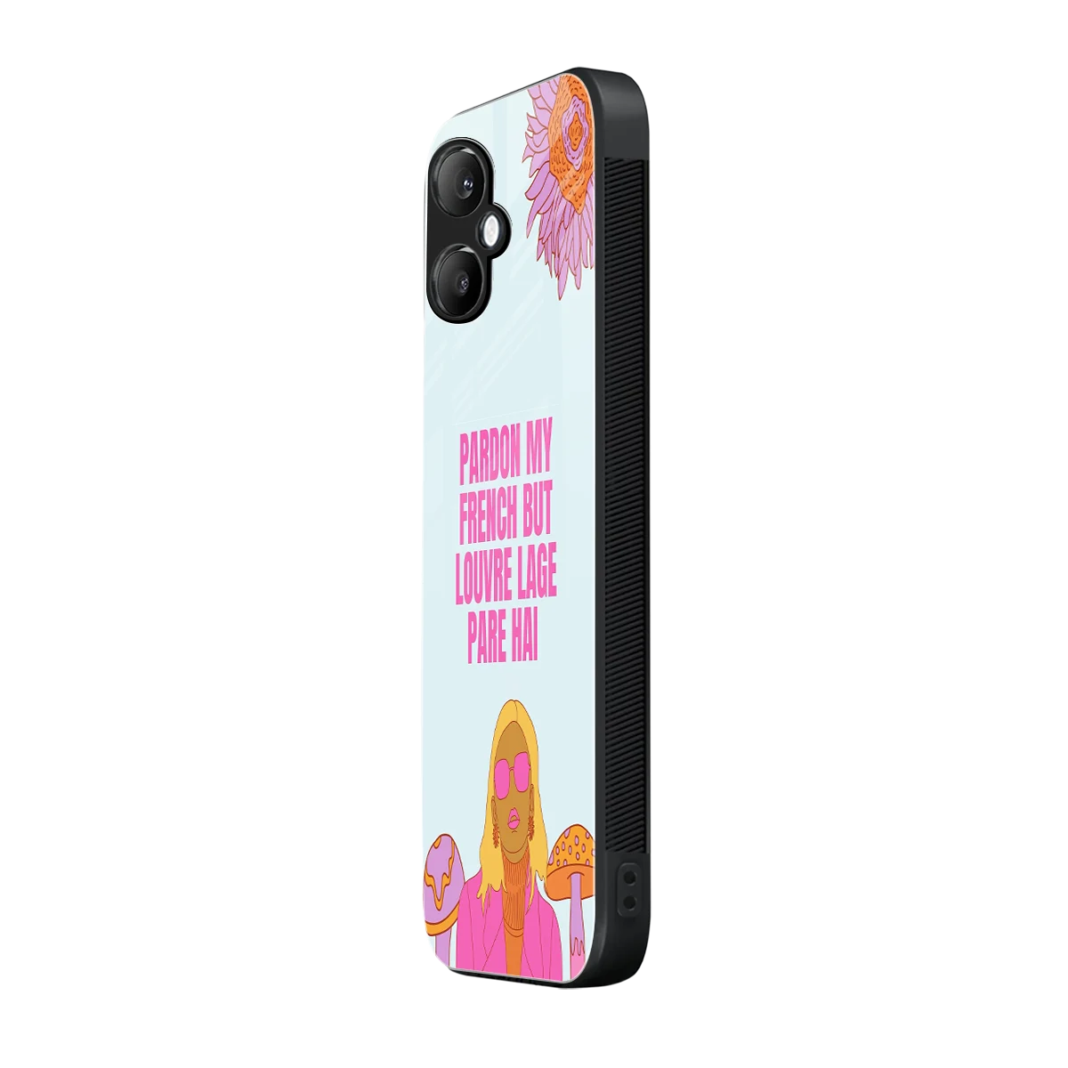 Louvre Lage Pade Hai samsung galaxy a06 5g mobile cover | shockproof glass phone case