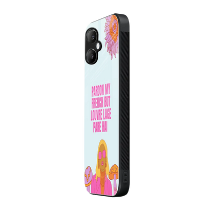 Louvre Lage Pade Hai samsung galaxy a06 5g mobile cover | shockproof glass phone case