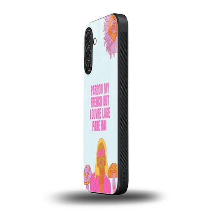 Louvre Lage Pade Hai samsung galaxy m36 5g mobile cover | shockproof glass phone case