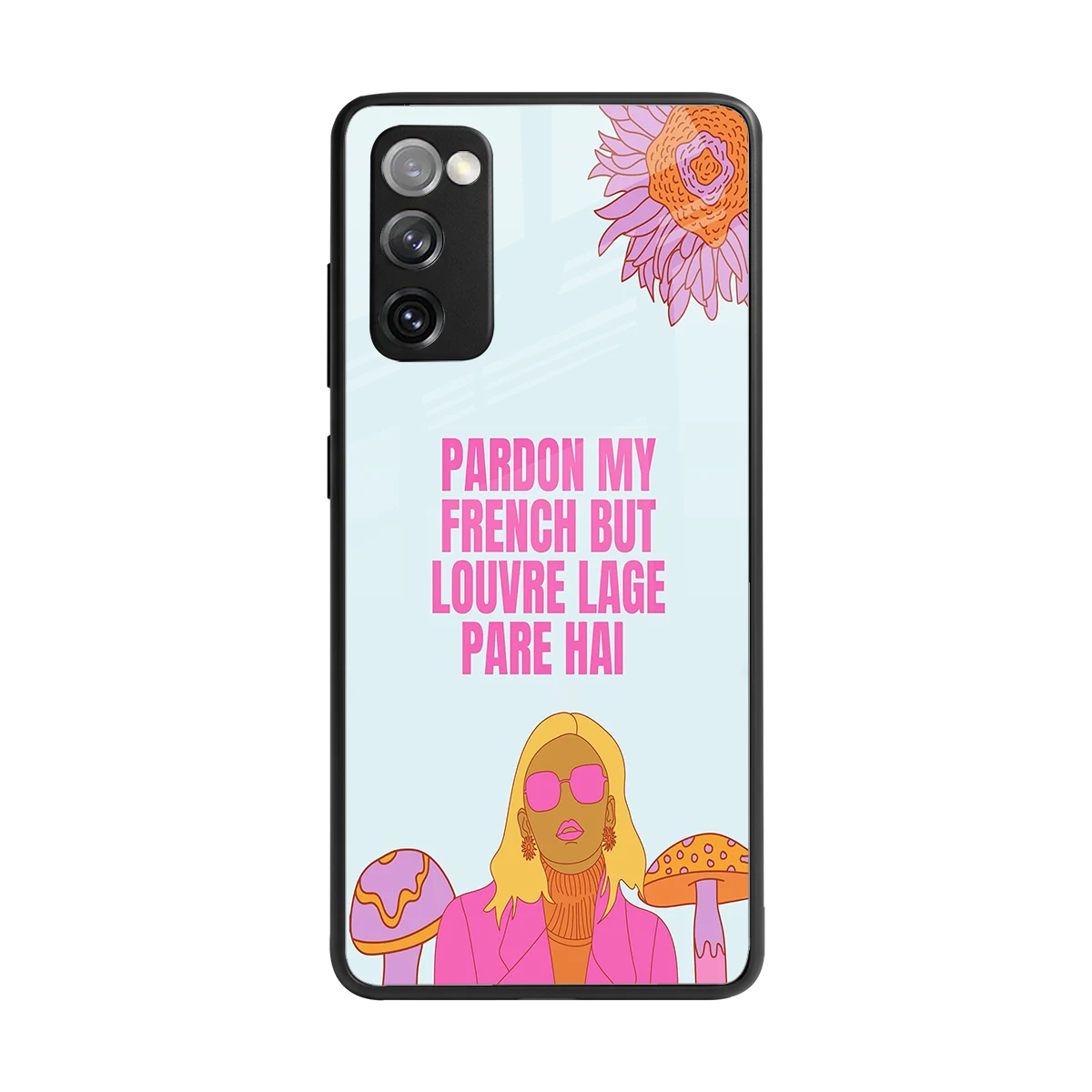 Louvre Lage Pade Hai back phone cover | glass case for samsung galaxy s20 fe