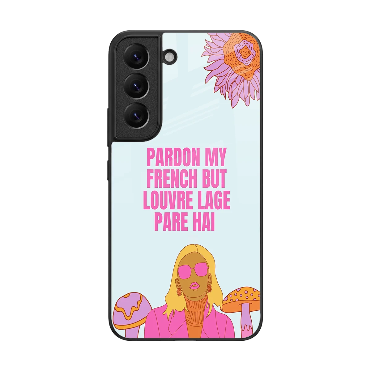 Louvre Lage Pade Hai back phone cover | glass case for samsung galaxy s22