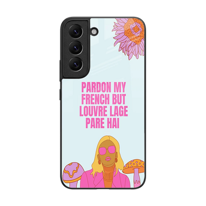 Louvre Lage Pade Hai back phone cover | glass case for samsung galaxy s22