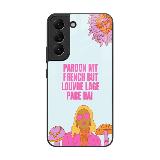 Louvre Lage Pade Hai back phone cover | glass case for samsung galaxy s22