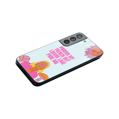 Louvre Lage Pade Hai stylish phone case for samsung galaxy s22 | glossy glass and slim fit