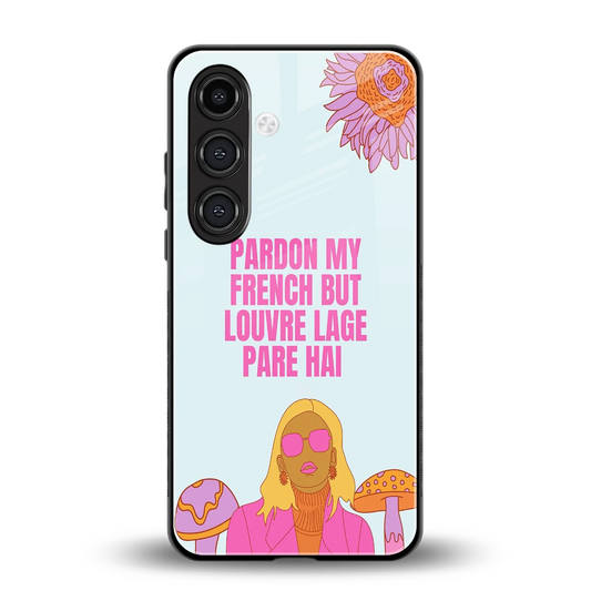Louvre Lage Pade Hai back phone cover | glass case for samsung galaxy s23 fe