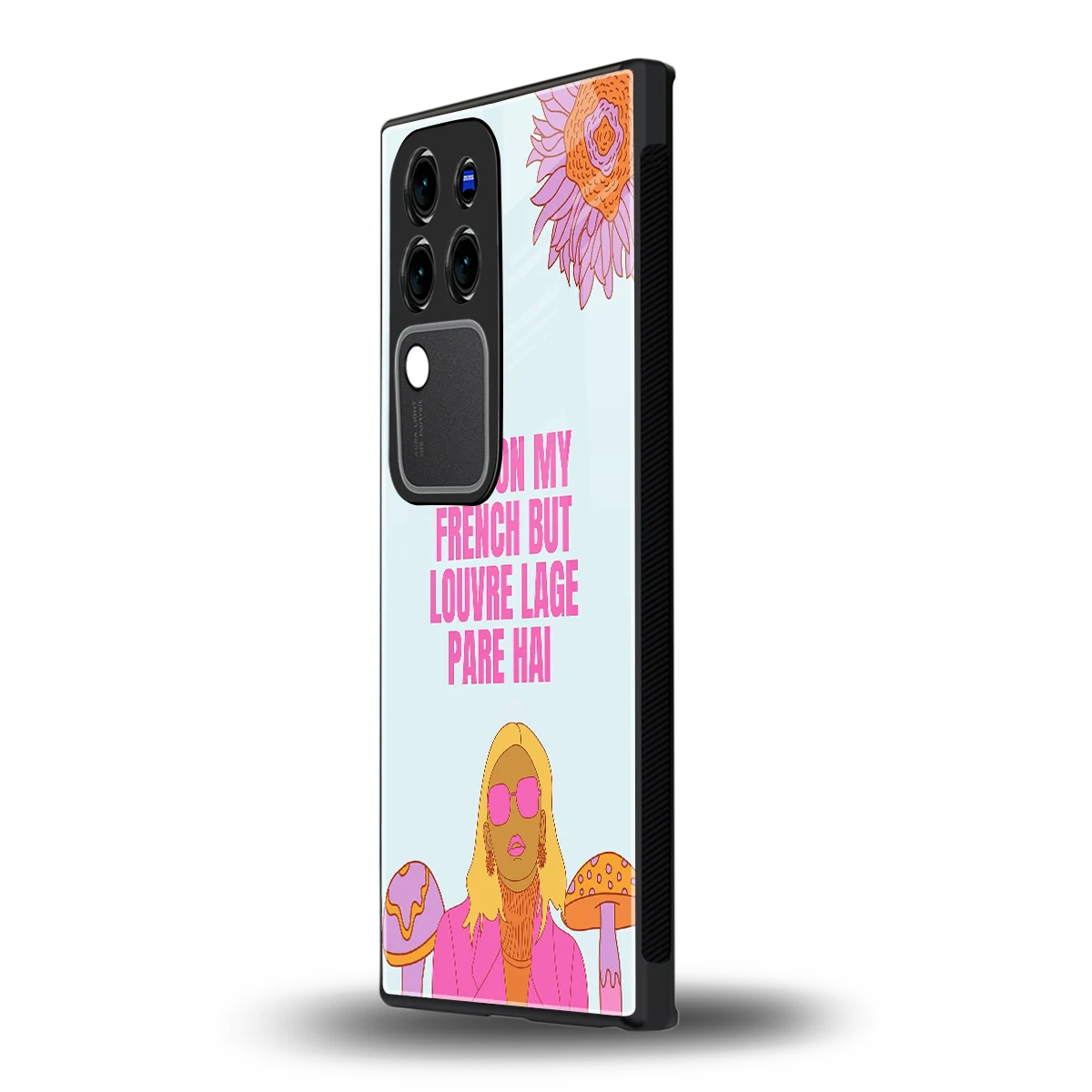Louvre Lage Pade Haivivo v30 pro mobile cover | shockproof glass phone case