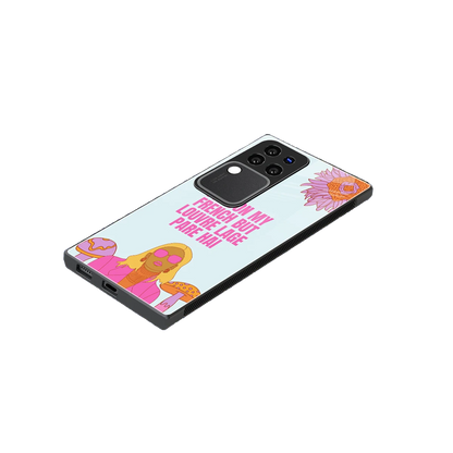 Louvre Lage Pade Hai stylish phone case forvivo v30 pro | glossy glass and slim fit