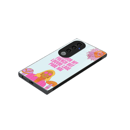 Louvre Lage Pade Hai stylish phone case for vivo v40 pro | glossy glass and slim fit
