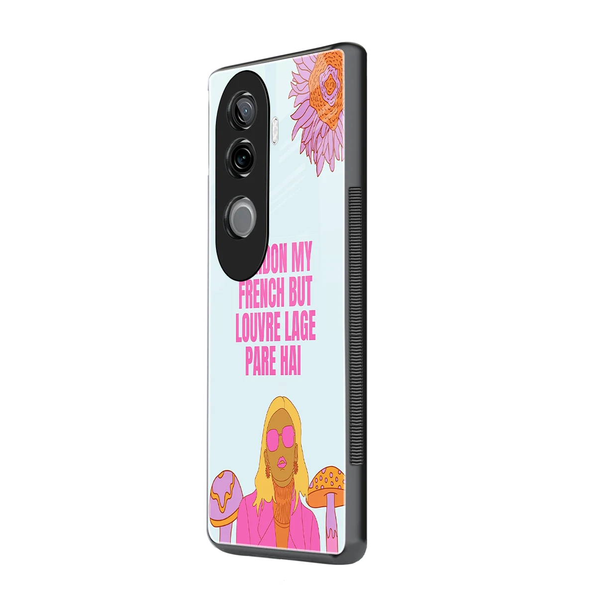 Louvre Lage Pade Hai vivo v40e mobile cover | shockproof glass phone case