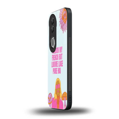 Louvre Lage Pade Hai vivo v50 mobile cover | shockproof glass phone case