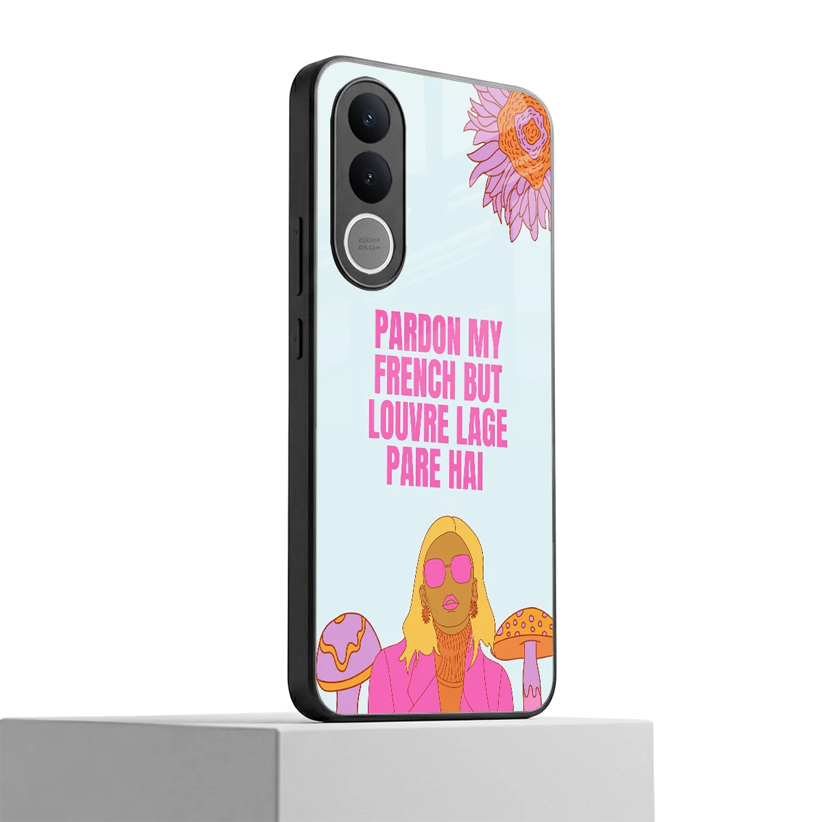 Louvre Lage Pade Hai vivo v70 fe mobile cover | shockproof glass phone case