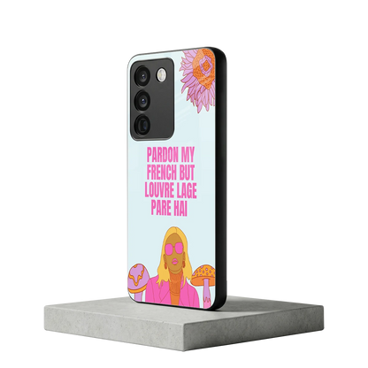 Louvre Lage Pade Hai vivo y200 5g mobile cover | shockproof glass phone case