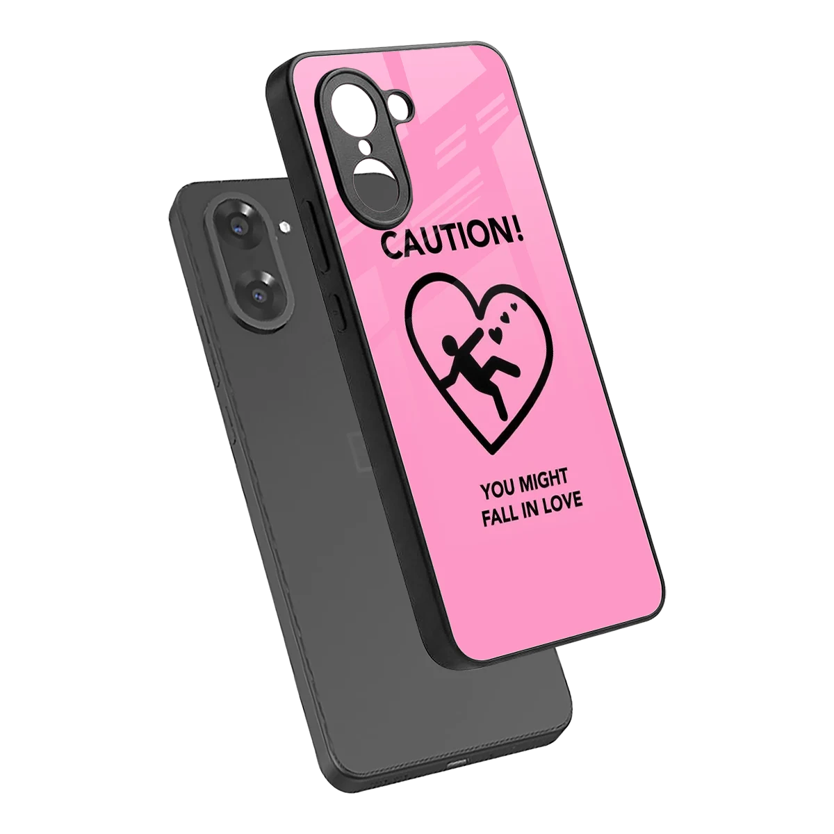 Love Ahead sleek oneplus nord ce5 5g cover with tempered glass back and TPU edges