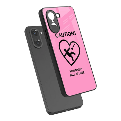 Love Ahead sleek oneplus nord ce5 5g cover with tempered glass back and TPU edges