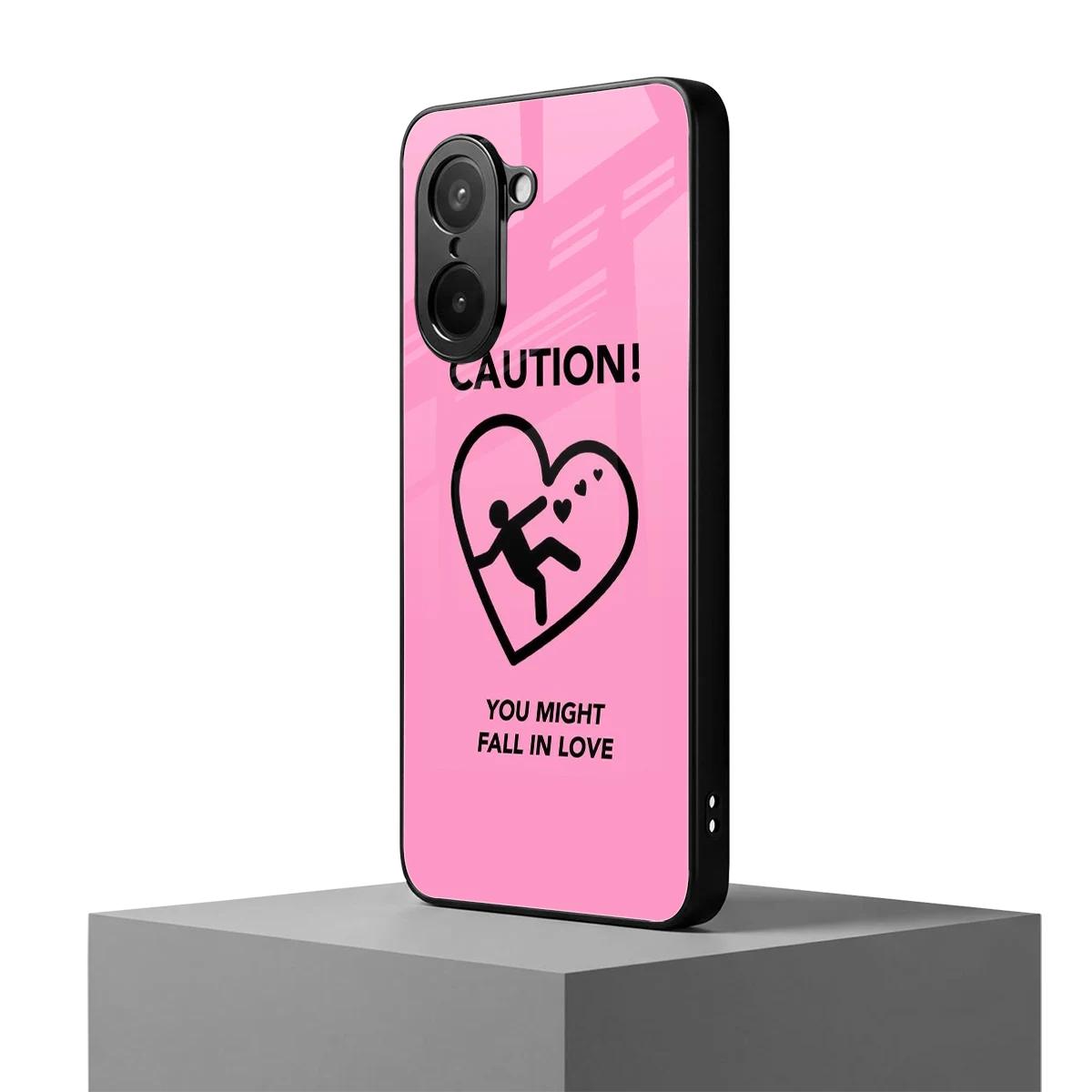 Love Ahead oneplus nord ce5 5g mobile cover | shockproof glass phone case