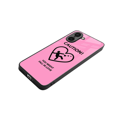 Love Ahead stylish phone case for oneplus nord ce5 5g | glossy glass and slim fit