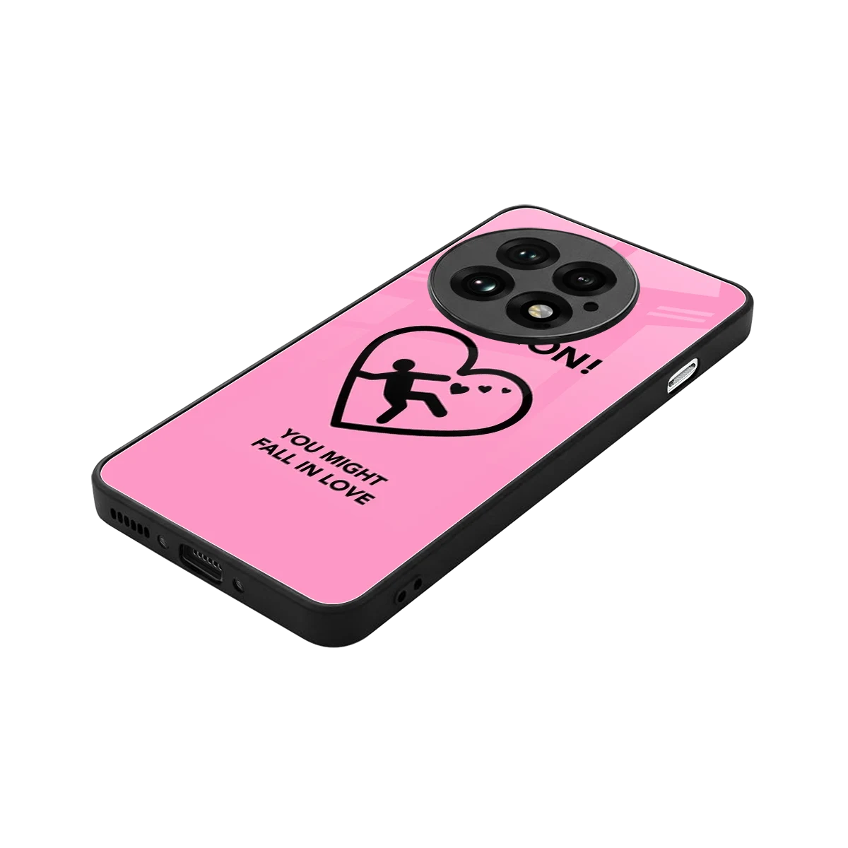 Love Ahead stylish phone case for oneplus 13 | glossy glass and slim fit