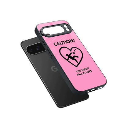 Love Ahead sleek google pixel 10 pro xl cover with tempered glass back and TPU edges