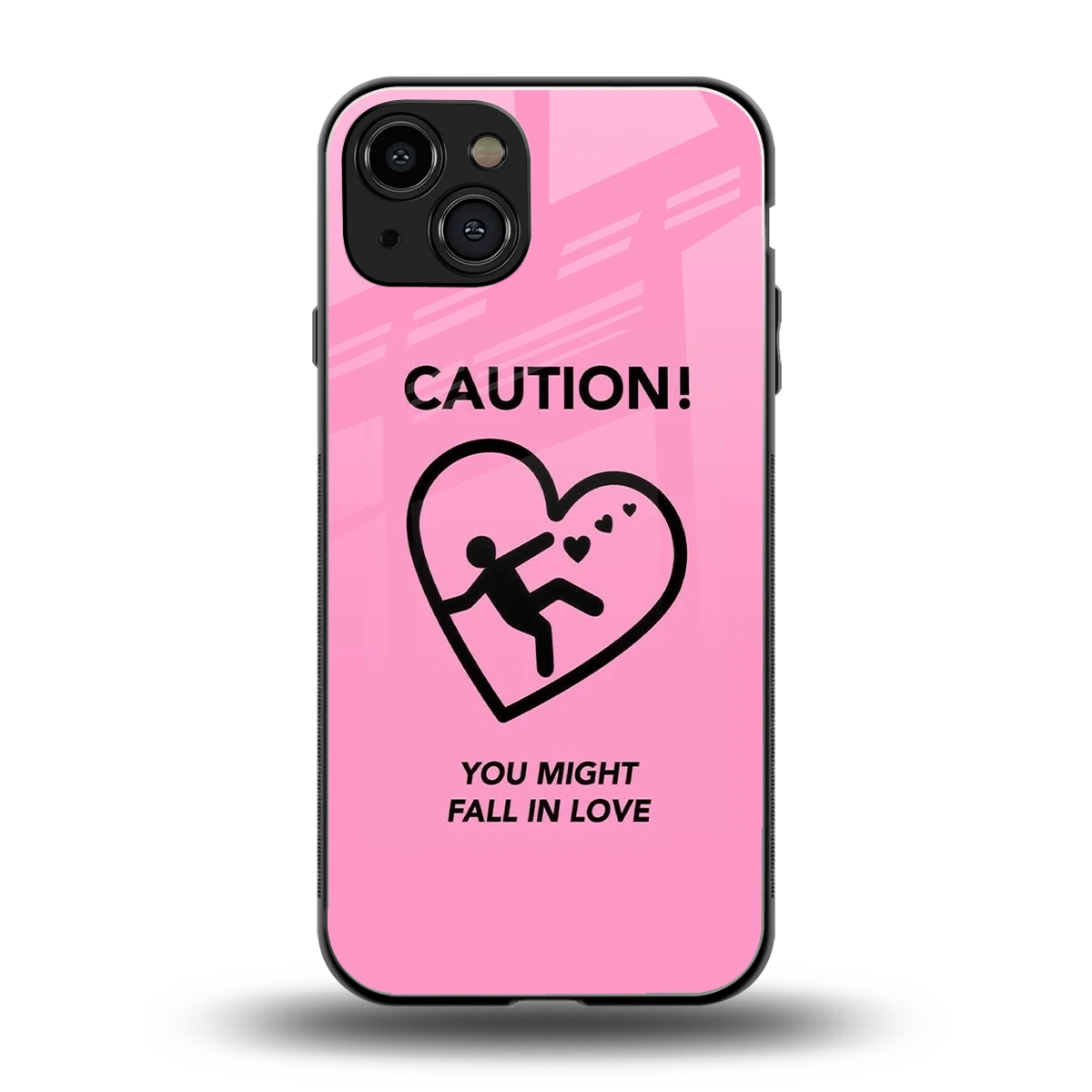 Love Ahead back phone cover | glass case for iphone 15