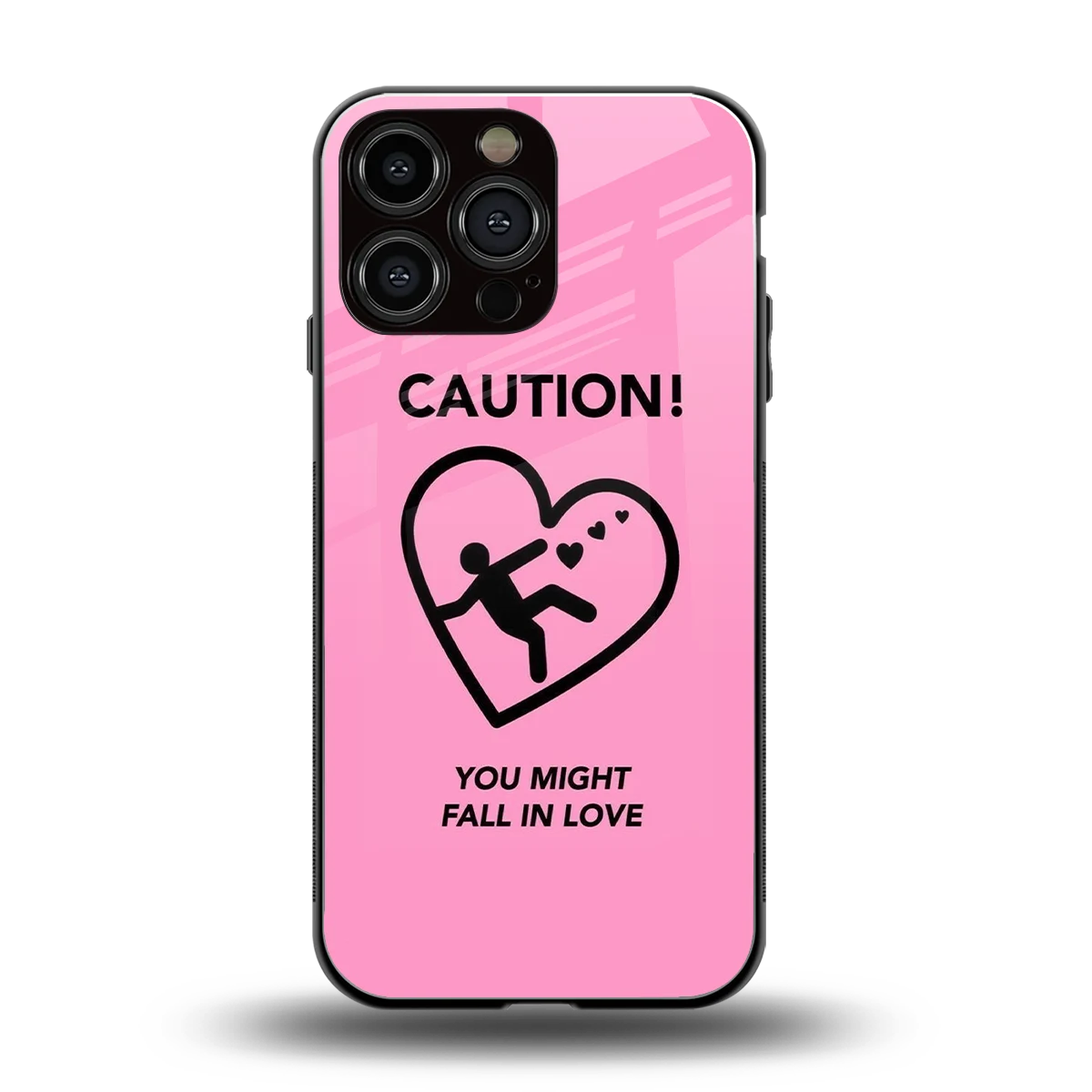 Love Ahead back phone cover | glass case for iphone 16 pro max