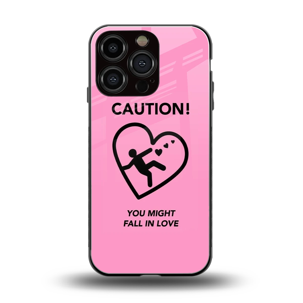 Love Ahead back phone cover | glass case for iphone 16 pro