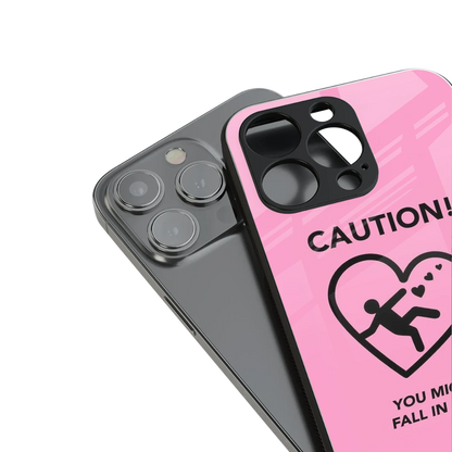 Love Ahead stylish phone case for iphone 12 mini | glossy glass and slim fit