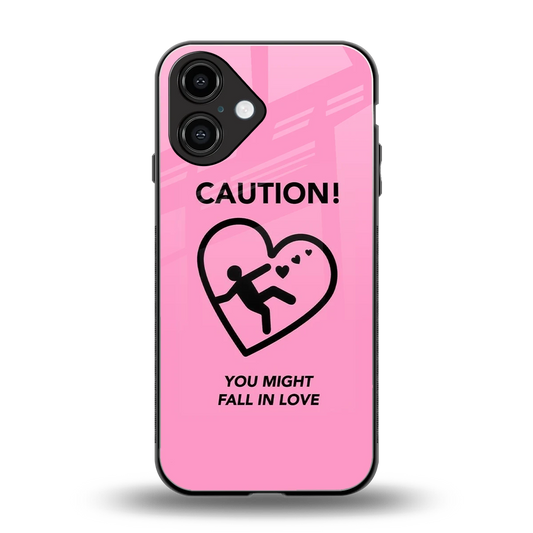 Love Ahead back phone cover | glass case for iphone 16