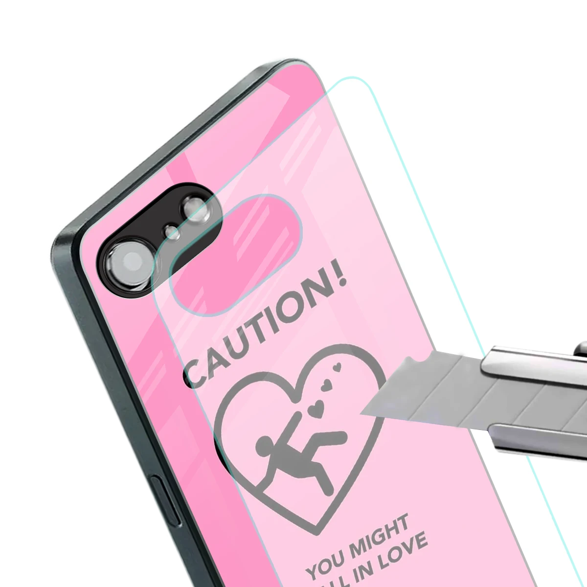 Love Ahead stylish phone case for iphone 16e | glossy glass and slim fit
