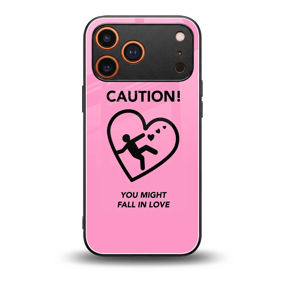 Love Ahead back phone cover | glass case for iphone 17 pro