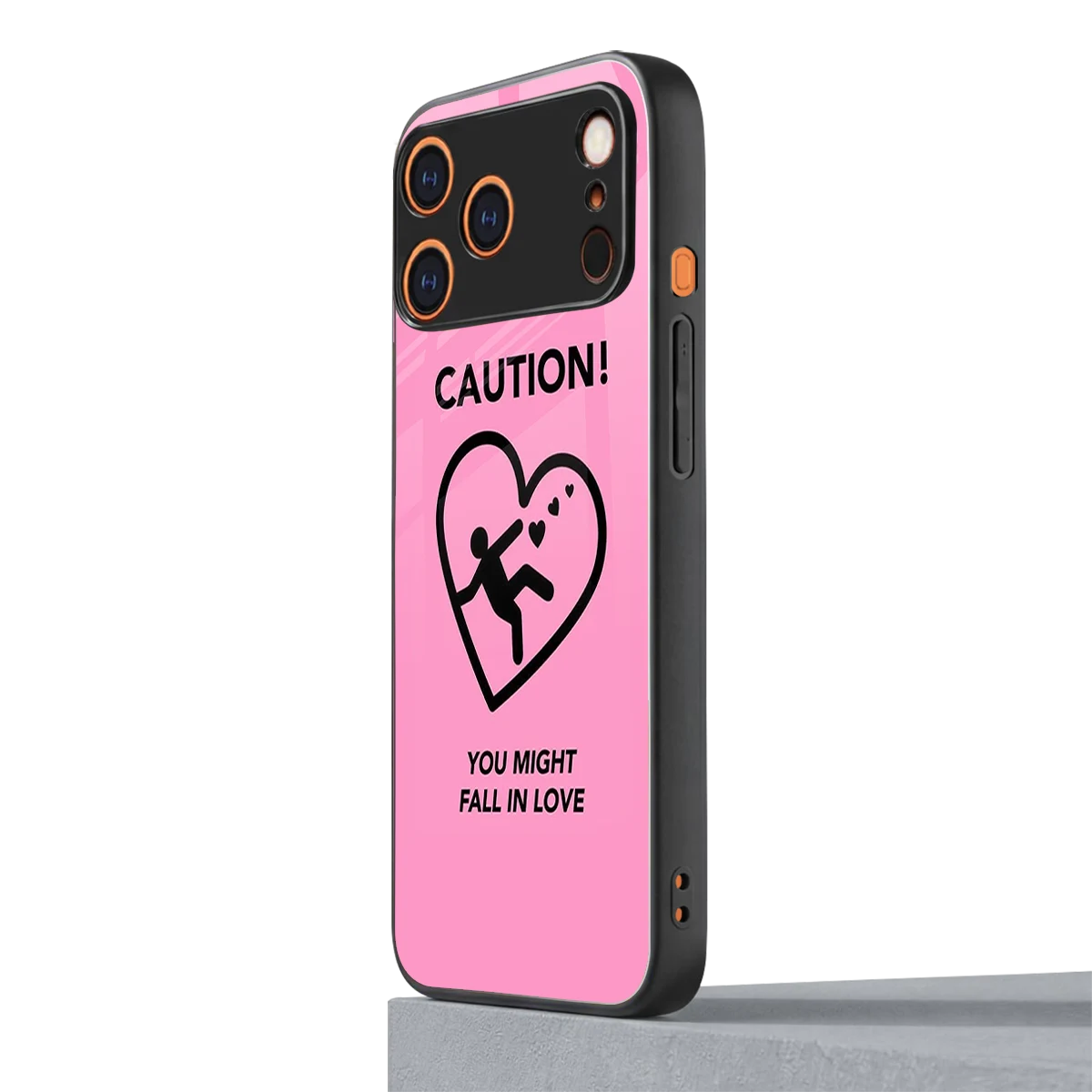 Love Ahead iphone 17 pro mobile cover | shockproof glass phone case