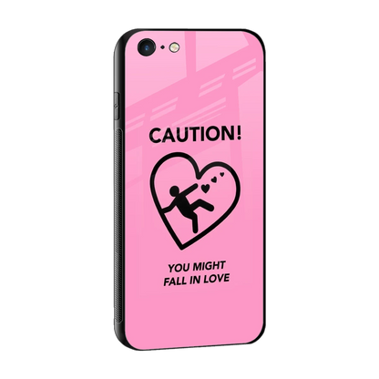 Love Ahead sleek iphone 6s cover with tempered glass back and TPU edges