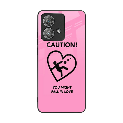 Love Ahead back phone cover | glass case for motorola edge 40 neo 5g