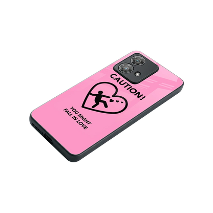 Love Ahead stylish phone case for motorola edge 40 neo 5g | glossy glass and slim fit