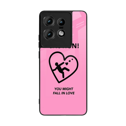 Love Ahead back phone cover | glass case for motorola edge 50 pro