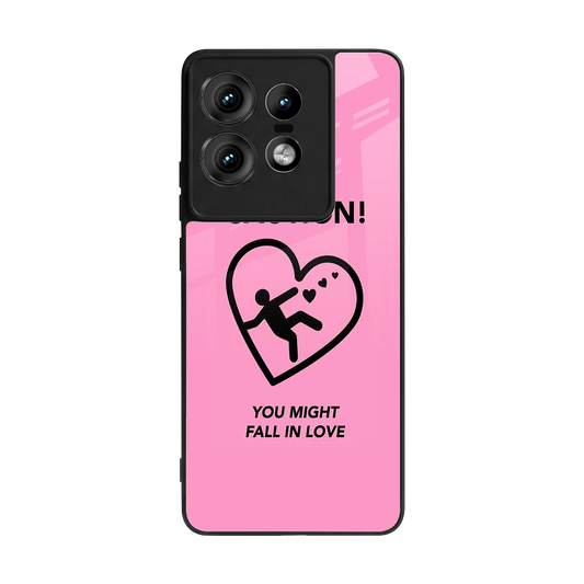Love Ahead back phone cover | glass case for motorola edge 50 pro